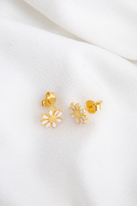 Heliophilia Silver Pendientes Stud de Plata de Ley 925 Dorados Heliophilia Silver Pendientes Stud de Plata de Ley 925 Dorados